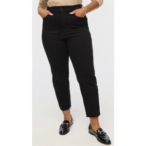 J Crew Stovepipe Straight Signature Stretch Crop Frayed Hem Jeans US Women's 26P